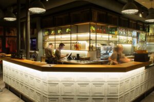Bar im Restaurant Zwei Brüder